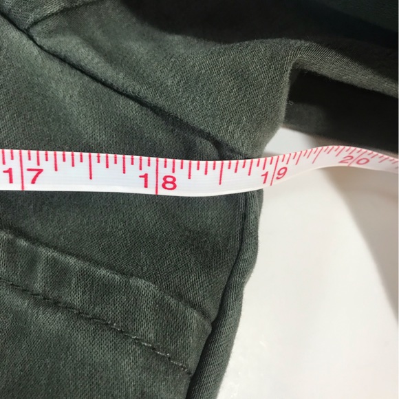 Tommy Hilfiger Army Green Short Military Utility Jacket Size 8P - Picture 15 of 16